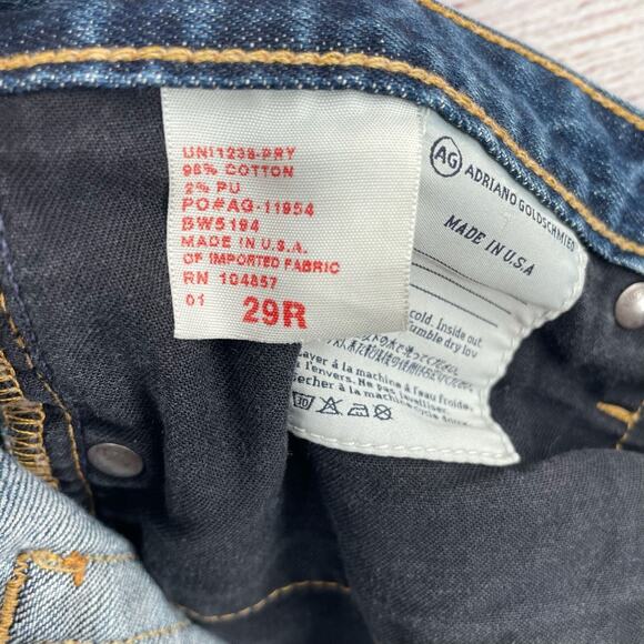 AG Adriano Goldschmied The Malibu Crop Pant Jeans Women's 29 Blue Medium Wash - Picture 10 of 13